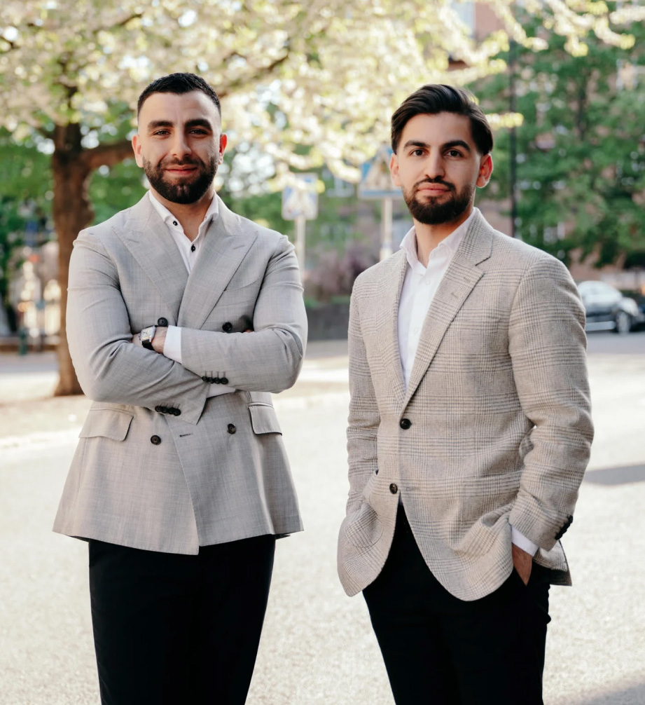 André Nasiri och Emil Farmandeh